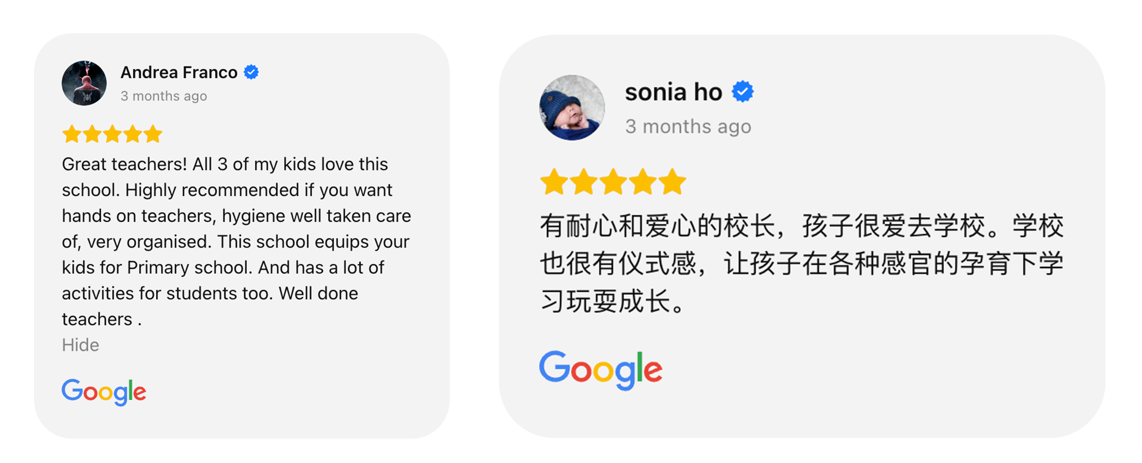 Customer review of Eduwis as best preschool in Kota Kinabalu.